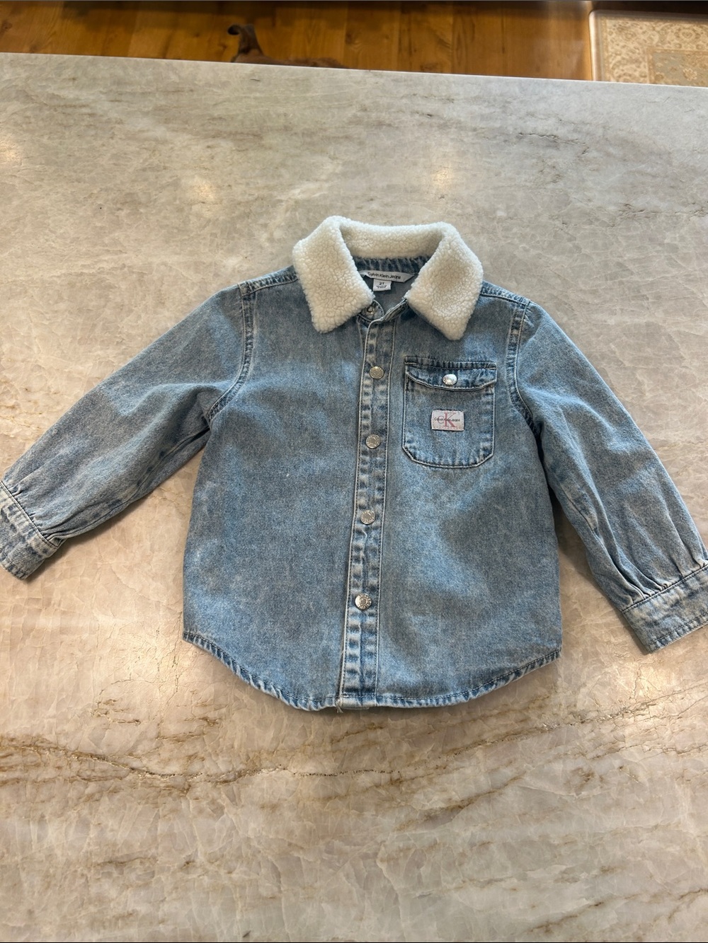 Denim Calvin Klein shirt, jacket